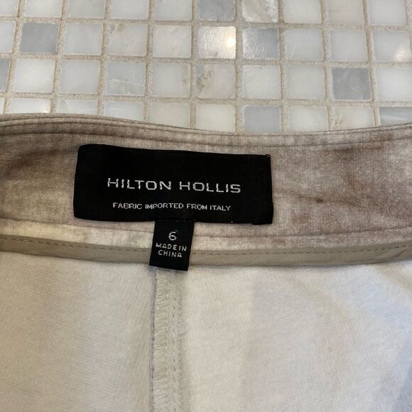 Hilton Hollis Italian Fabric Skinny Straight Pants - Picture 3 of 10